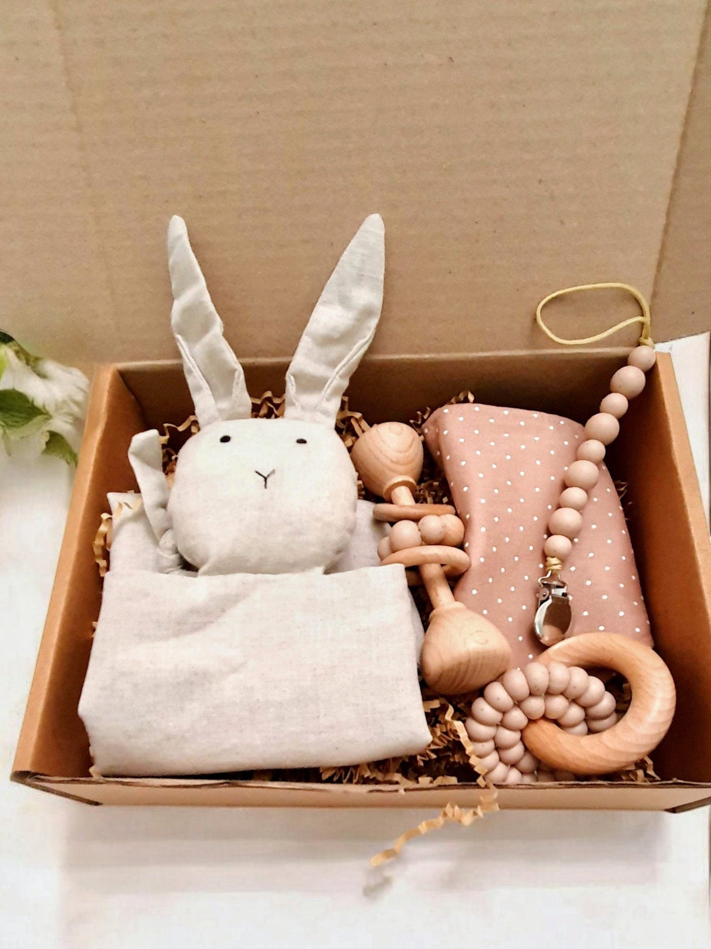 Beige Bunny Gift Set