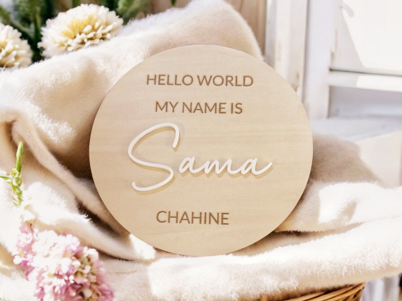 Extra Large Name Plaque - 2 weeks turnaround time