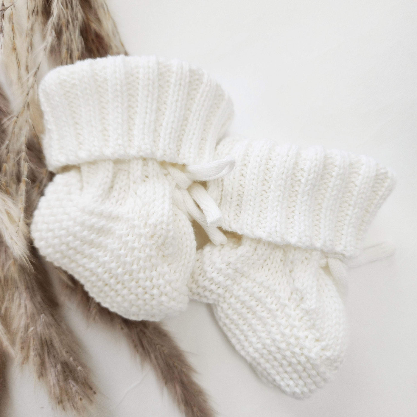 Knitted Baby Booties