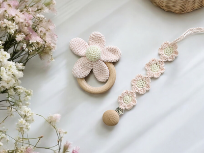 Crochet Flower Set