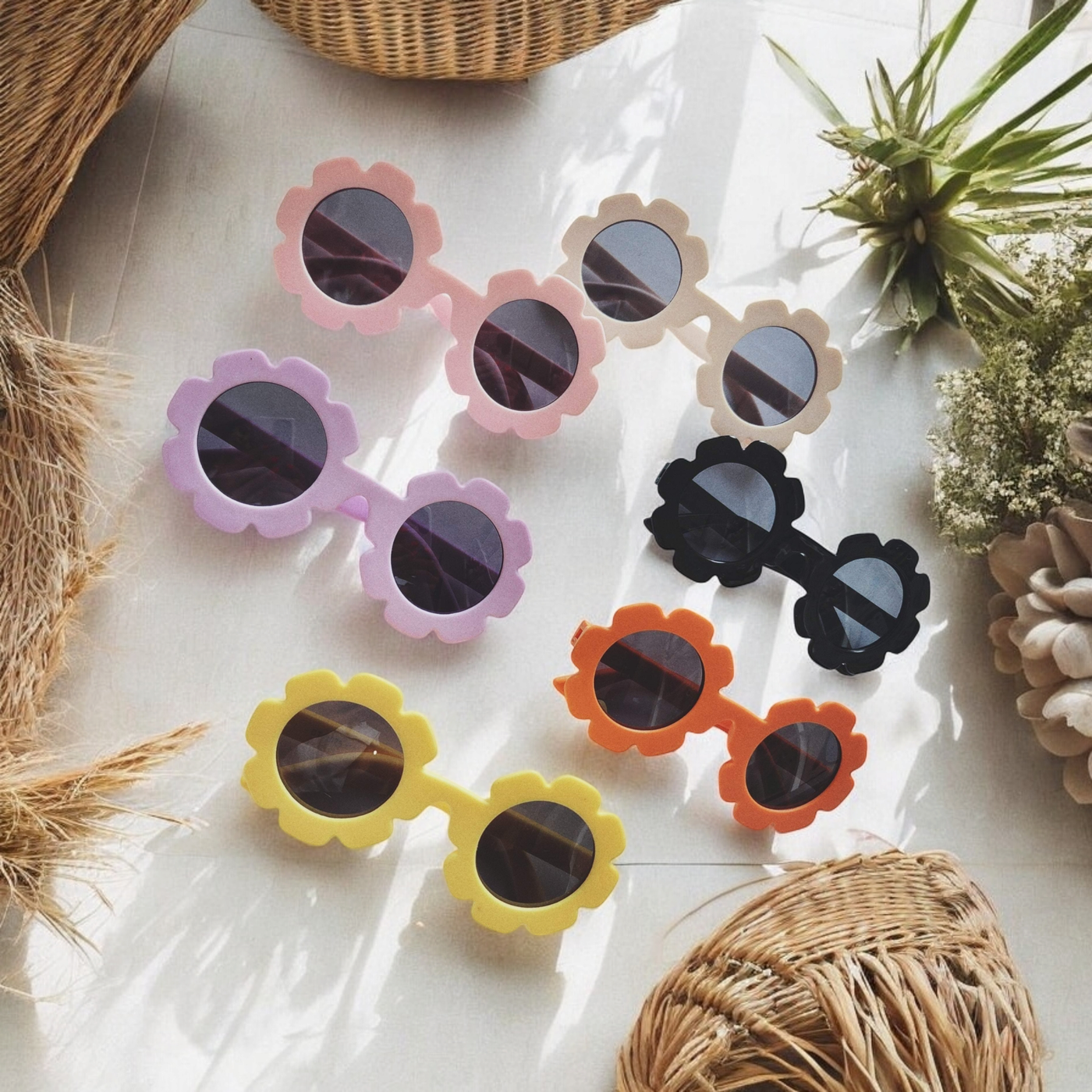 Flexible Flower Sunglasses