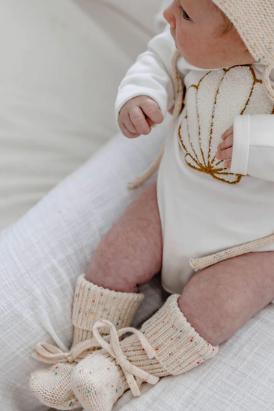 Knitted Baby Booties