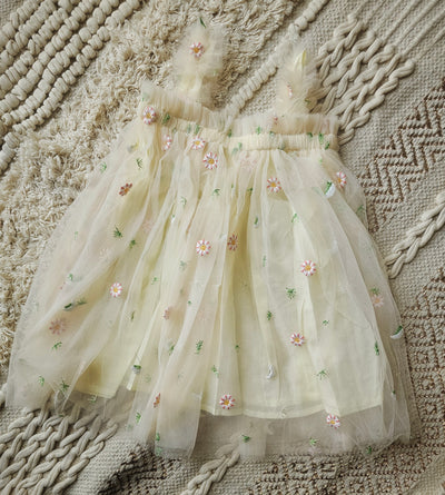 Embroided Tulle Dress