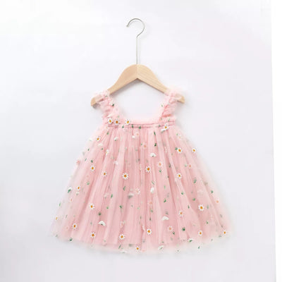 Embroided Tulle Dress