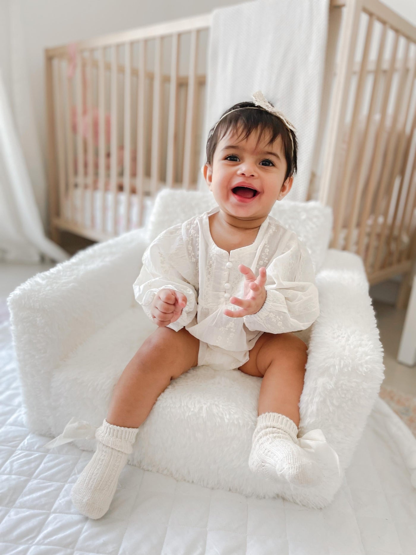 White Louisa Romper | Image 3