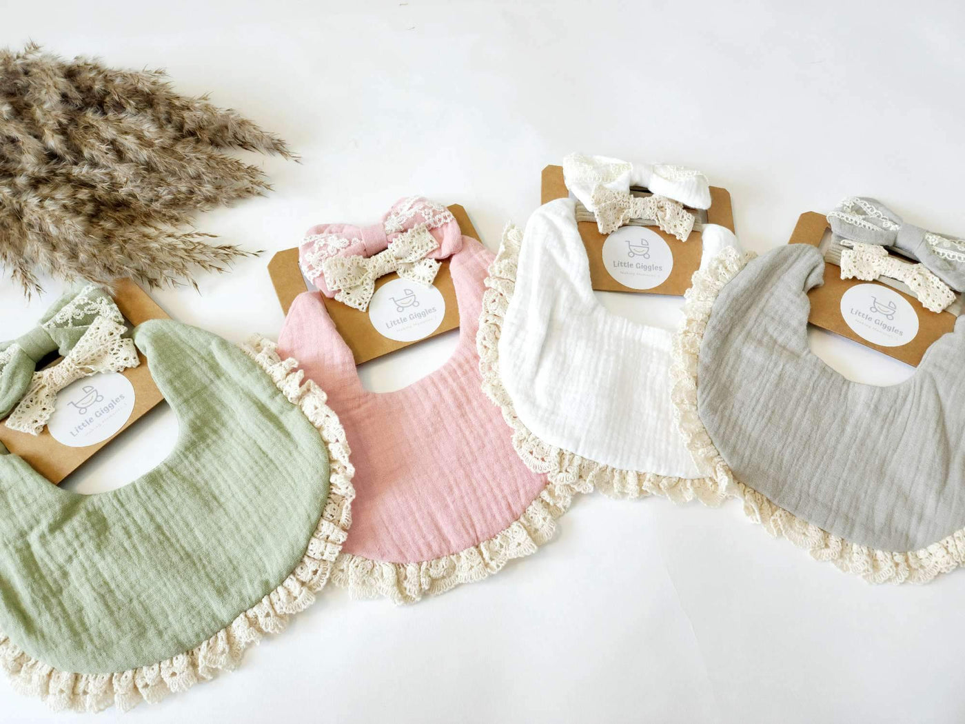 Lace Bib and Headband Set | Image 5