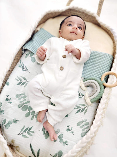 White Bamboo Cotton Blanket