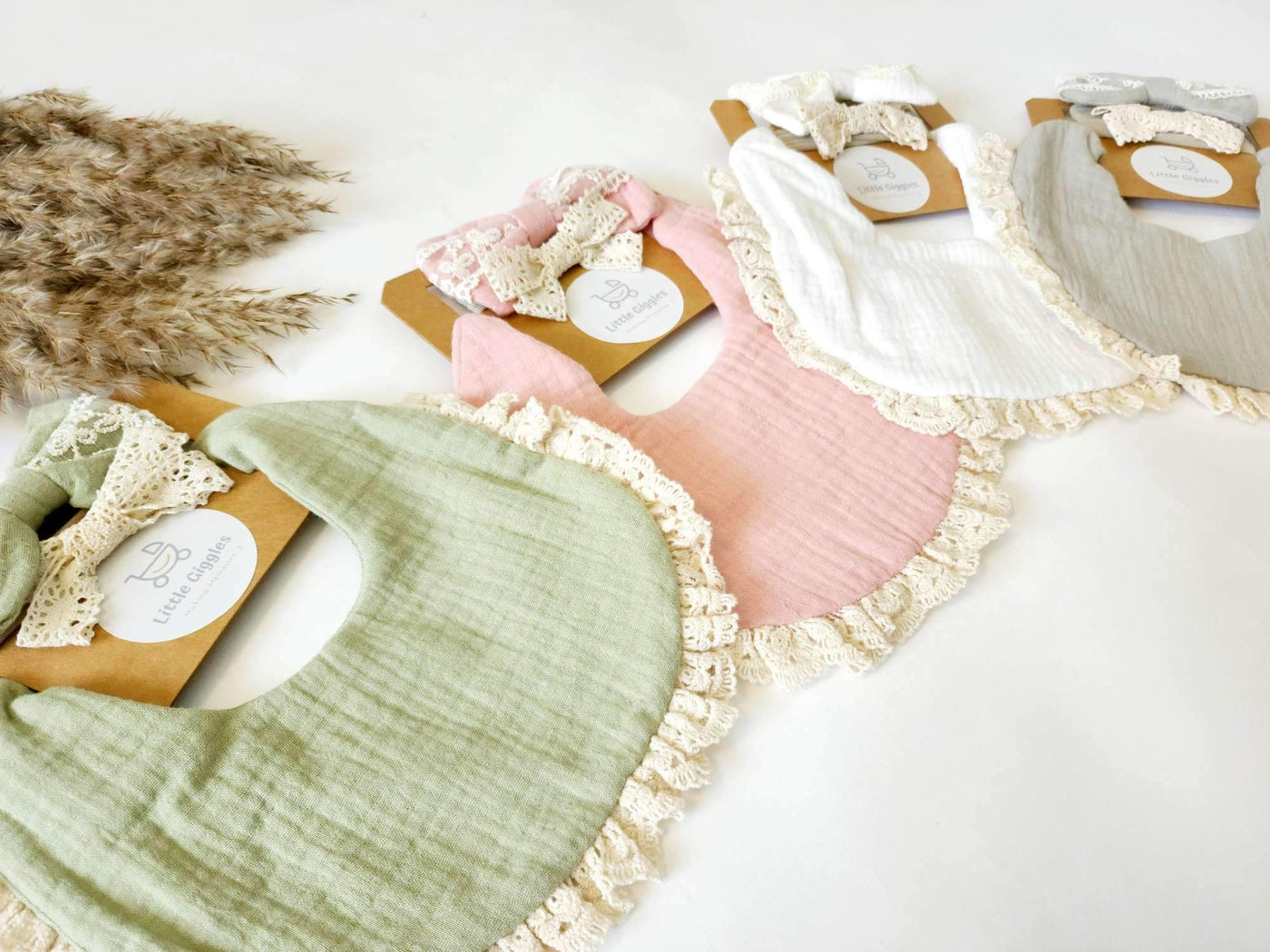 Lace Bib and Headband Set | Image 4