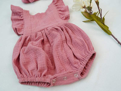 Pink Ruffle Onesie | Image 2