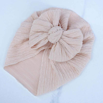 Beige Petal Turban